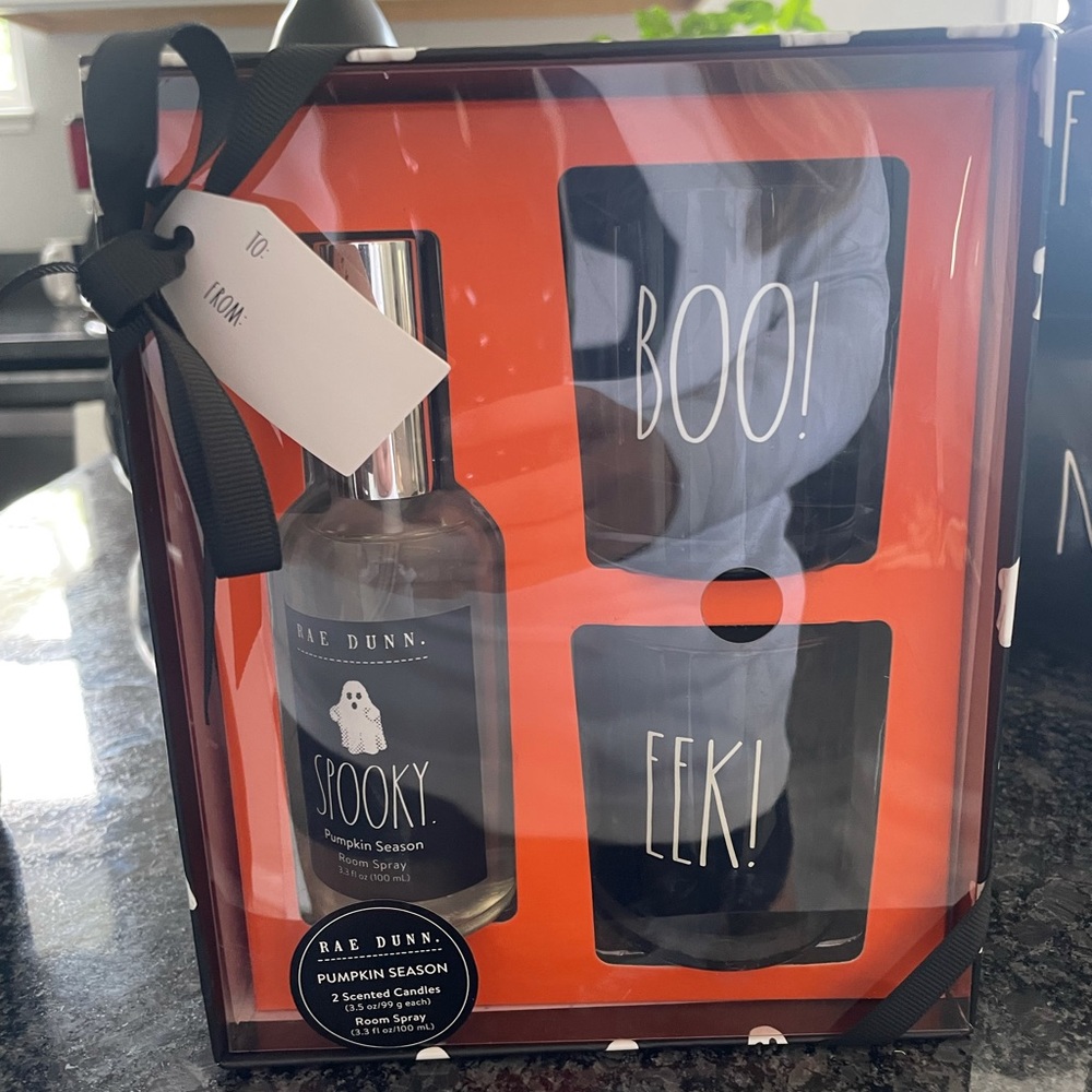 RAE DUNN Halloween Scented Candles and Room Spray